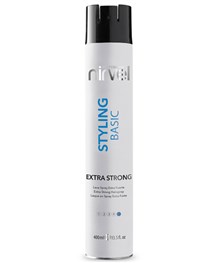 Comprar online Laca Spray Basic Extra Strong Nirvel Styling 400 ml en la tienda alpel.es - Peluquería y Maquillaje