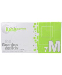 Comprar online Luna Guantes Nitrilo Negro 100 Unid Sin Polvo Mediano en la tienda alpel.es - Peluquería y Maquillaje
