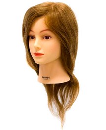 Comprar Maniqui Cabeza Cabello Humano 45 cm online en la tienda Alpel