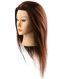 Comprar Maniqui Cabeza Cabello Sintetico 45 Cm Con Soporte online en la tienda Alpel