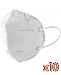 Mascarilla FFP2 - Blanca Caja 10 Mascarillas Mascarilla FFP2 - Blanca Caja 10 Mascarillas