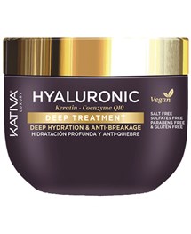 Comprar online Mascarilla Kativa Luxury Hyaluronic Deep Hydratation Anti-Breakage 300 ml en la tienda alpel.es - Peluquería y Maquillaje