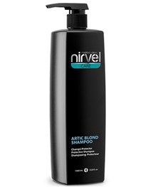 Comprar online nirvel care artic blond shampoo 1000 ml en la tienda alpel.es - Peluquería y Maquillaje