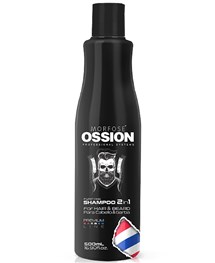 Comprar online Ossion 2 in 1 Hair Beard Shampoo 500 ml en la tienda alpel.es - Peluquería y Maquillaje