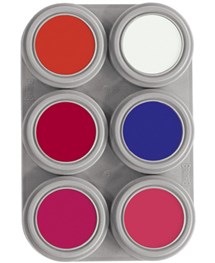 Comprar Paleta Maquillaje 6 Maquillajes Al Agua Grimas Fluorescentes online en tienda Alpel