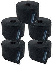 Papel de Cuello Barber Line 5 rollos color Negro - Alpel