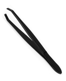 Comprar online Pinza Depilar Negra Punta Cangrejo 9 cm Disprof en la tienda alpel.es - Peluquería y Maquillaje