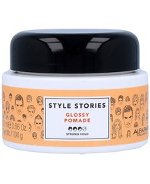 Comprar online Pomada Glossy Pomade Strong Hold Alfaparf Style Stories 100 ml en la tienda alpel.es - Peluquería y Maquillaje