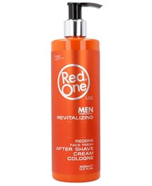 Comprar online Red One After Shave Cream Cologne 400 ml Revitalizing a precio barato en Alpel. Producto disponible en stock para entrega en 24 horas