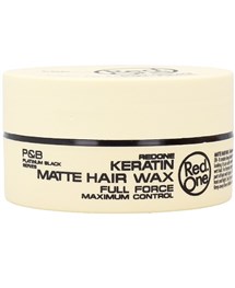 Comprar online Red One Matte Hair Wax 100 ml Keratin a precio barato en Alpel. Producto disponible en stock para entrega en 24 horas