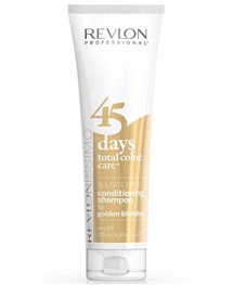 Comprar Revlon 45 Days Shampoo & Conditioner Golden Blondes 275 ml online en la tienda Alpel