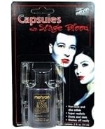 Comprar Sangre Mehron con 6 Cápsulas Stage Blood Bright Arterial 15 ml online en la tienda de maquillaje Alpel