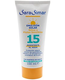 Comprar online Sara Simar Emulsión Solar Spf 15 - 200 ml en la tienda alpel.es - Peluquería y Maquillaje
