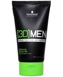 Comprar Schwarzkopf [3d]Men Strong Hold Gel Fijacion Fuerte 150 ml online en la tienda Alpel
