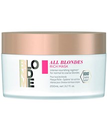 Compra la mascarilla para cabellos rubios Schwarzkopf Blondme Rich Mask a precio barato con envío urgente 24 hrs en la tienda de peluquería Alpel