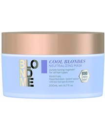 Compra la mascarilla para cabellos rubios fríos Blondme Cool Blondes a precio barato con envío urgente 24 hrs en la tienda de peluquería Alpel.