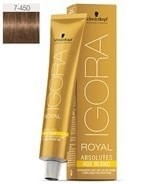 Comprar Schwarzkopf Igora Royal Absolutes 7-450 60 ml online en la tienda Alpel