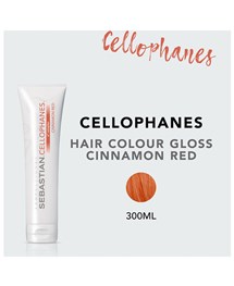 Comprar online Sebastian Cellophanes 300 ml Cinnamon Red en la tienda alpel.es - Peluquería y Maquillaje