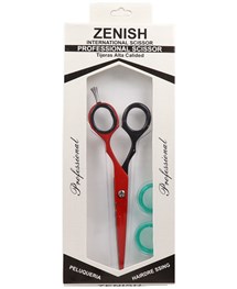 Comprar online Tijera Profesional 6 Zenish Metal Rojo Negro en la tienda alpel.es - Peluquería y Maquillaje