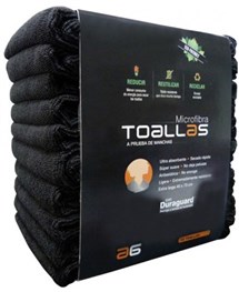 Toalla Microfibra 10 Unidades Asuer Negro - Precio barato Envío 24 hrs - Alpel