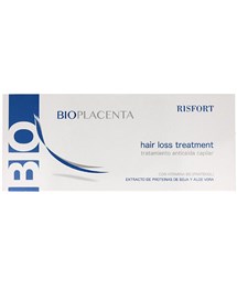 Comprar online Tratamiento Anticaída Ampollas Bioplacenta Risfort 12 unid x 10 ml en la tienda alpel.es - Peluquería y Maquillaje